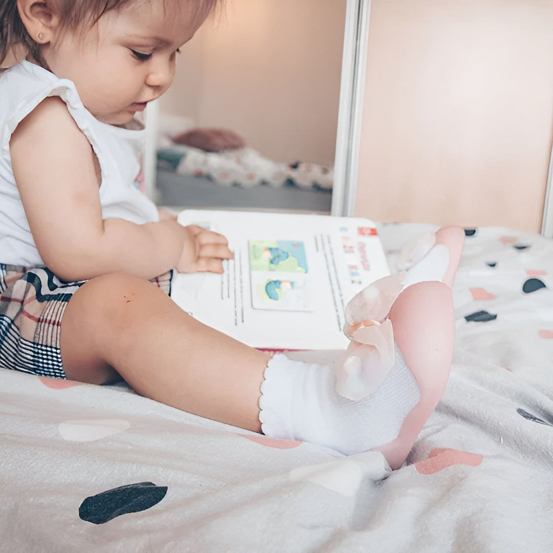 Kakid de Plumens Zapatos-Calcetines Antideslizantes para Niños Pequeños