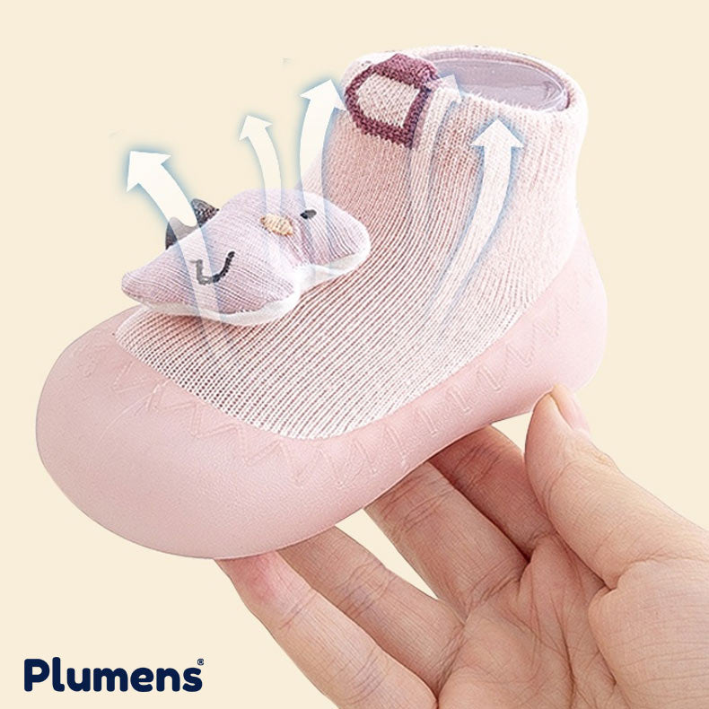 SkridtSikre de Plumens Zapatos-Calcetines Antideslizantes para Niños Pequeños
