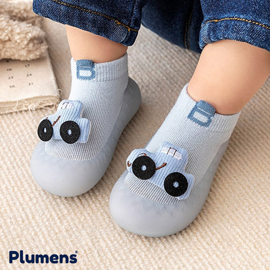 SkridtSikre de Plumens Zapatos-Calcetines Antideslizantes para Niños Pequeños