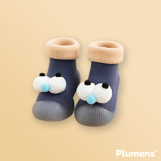 Eyes de Plumens Zapatos-Calcetines Antideslizantes para Niños Pequeños