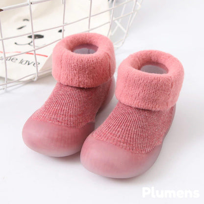 First-Steps de Plumens Zapatos-Calcetines Antideslizantes para Niños Pequeños